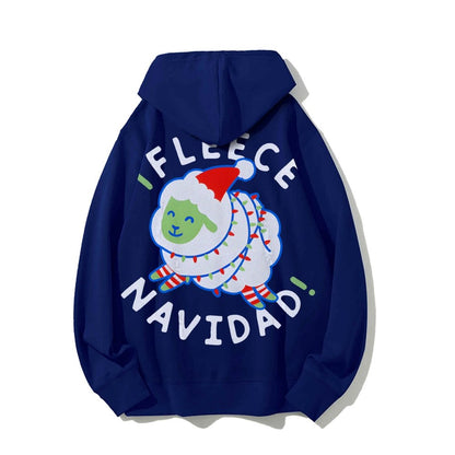 iFleece Navidad! Printed Back Cotton Hoodie