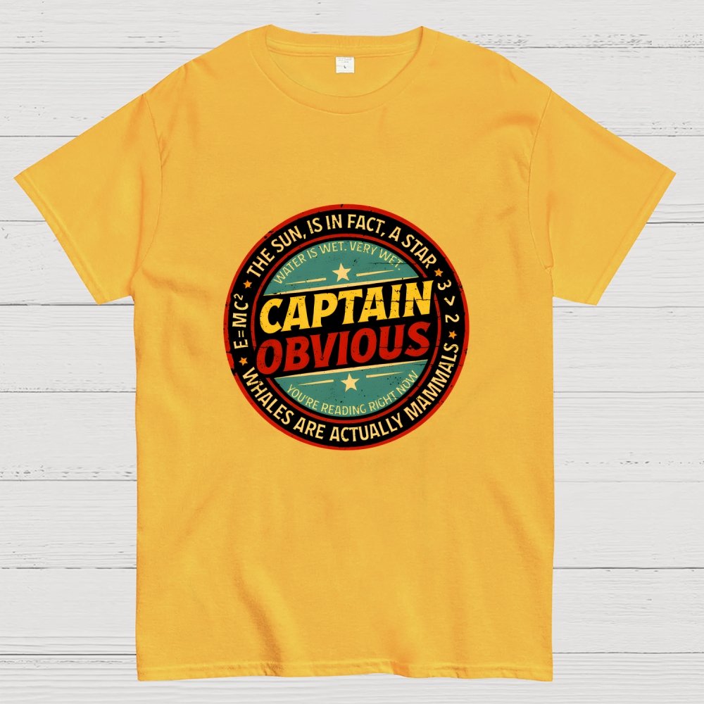 Captain Obvious Geek T-Shirt
