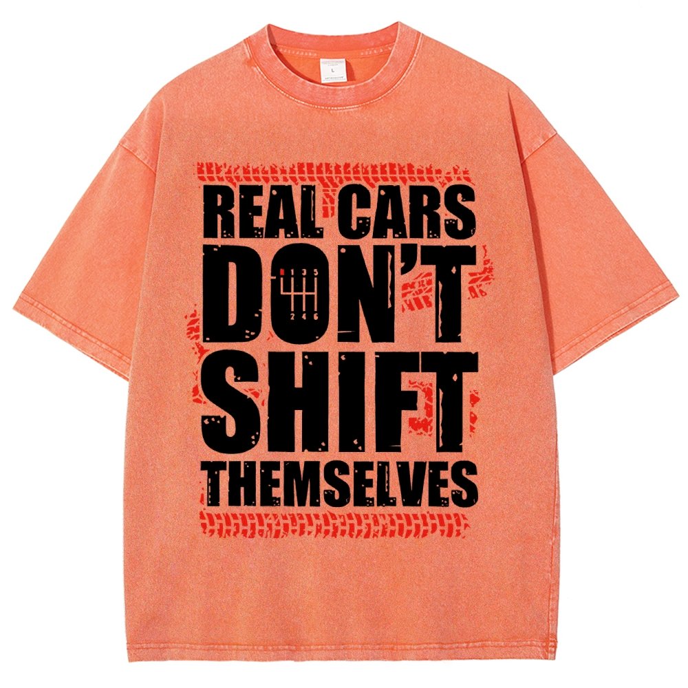 Manual Transmission Gearhead Vintage Distressed T-shirt