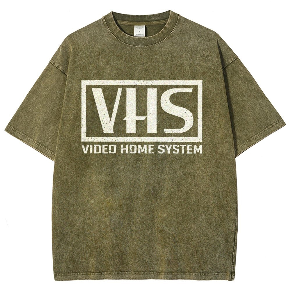 Video Home System Vintage Distressed T-shirt