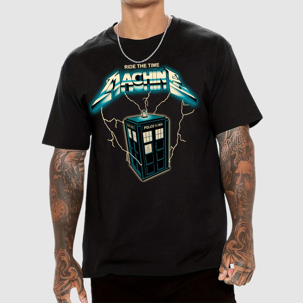 Ride the Time Machine Geek T-Shirt