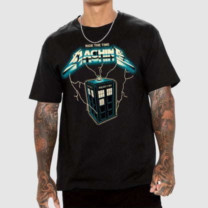 Ride the Time Machine Geek T-Shirt