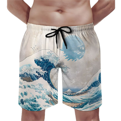 A Sea Salt Package Showcasing A Beautiful Ocean Geek Shorts