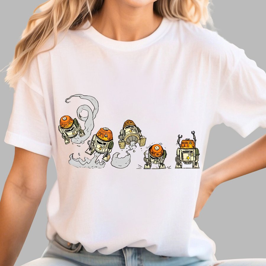 Panic Robot Geek T-Shirt