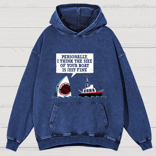 Polite Sea Monster Nerdy Vintage Distressed Hoodie