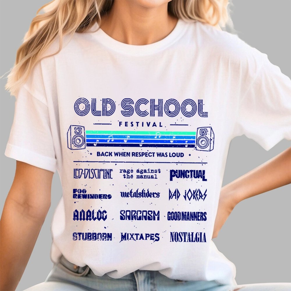 Old School Festival Unisex Geek T-Shirt