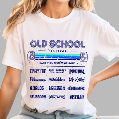 Old School Festival Unisex Geek T-Shirt