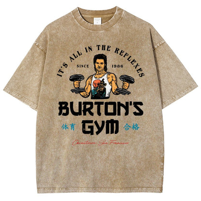 Burton's Gym Vintage Distressed T-shirt