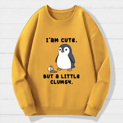Little Clumsy Geek Cotton Sweatshirt