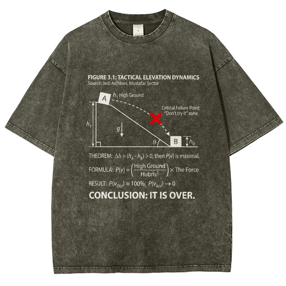 It Is Over Art Print Vintage Distressed T-shirt