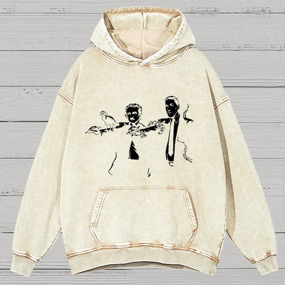 DARK FICTION II Vintage Distressed Hoodie