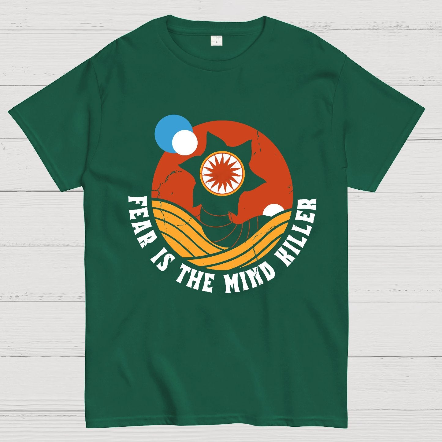 Fear Is The Mind Killer - Vintage Distressed Retro Scifi Geek T-Shirt