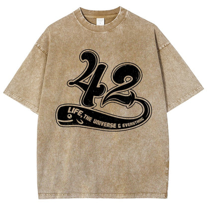 42 Life Vintage Distressed T-shirt