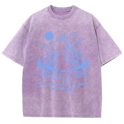 Don't Know Where I'm Going But I'm Gay Vintage Distressed T-shirt