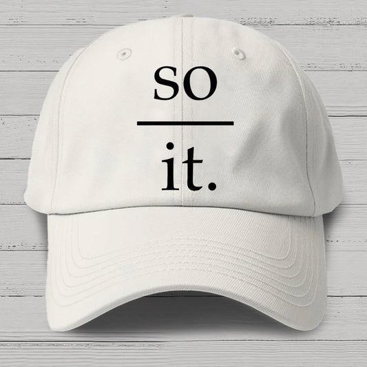 So Over It Nerd Cotton Hat