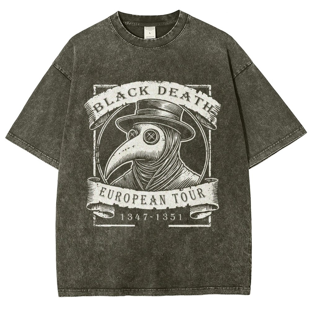 Black Death Tour Vintage Distressed T-shirt