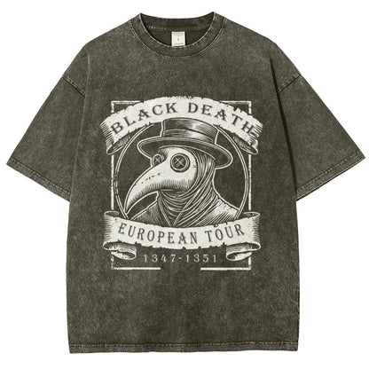 Black Death Tour Vintage Distressed T-shirt