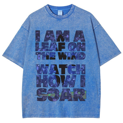 Leaf on the Wind Vintage Distressed T-shirt