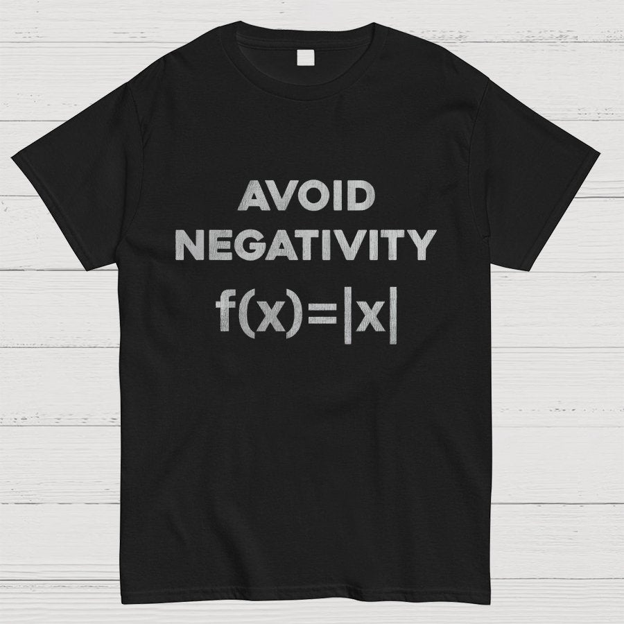 Avoid Negativity Geeky T-Shirt