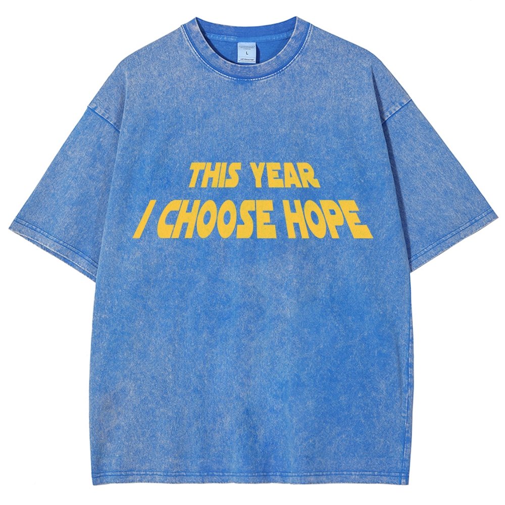 I Choose Hope  Vintage Distressed T-shirt