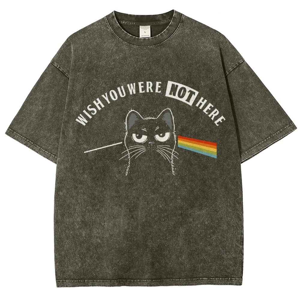 Wish You Were NOT Here Vintage Distressed T-shirt