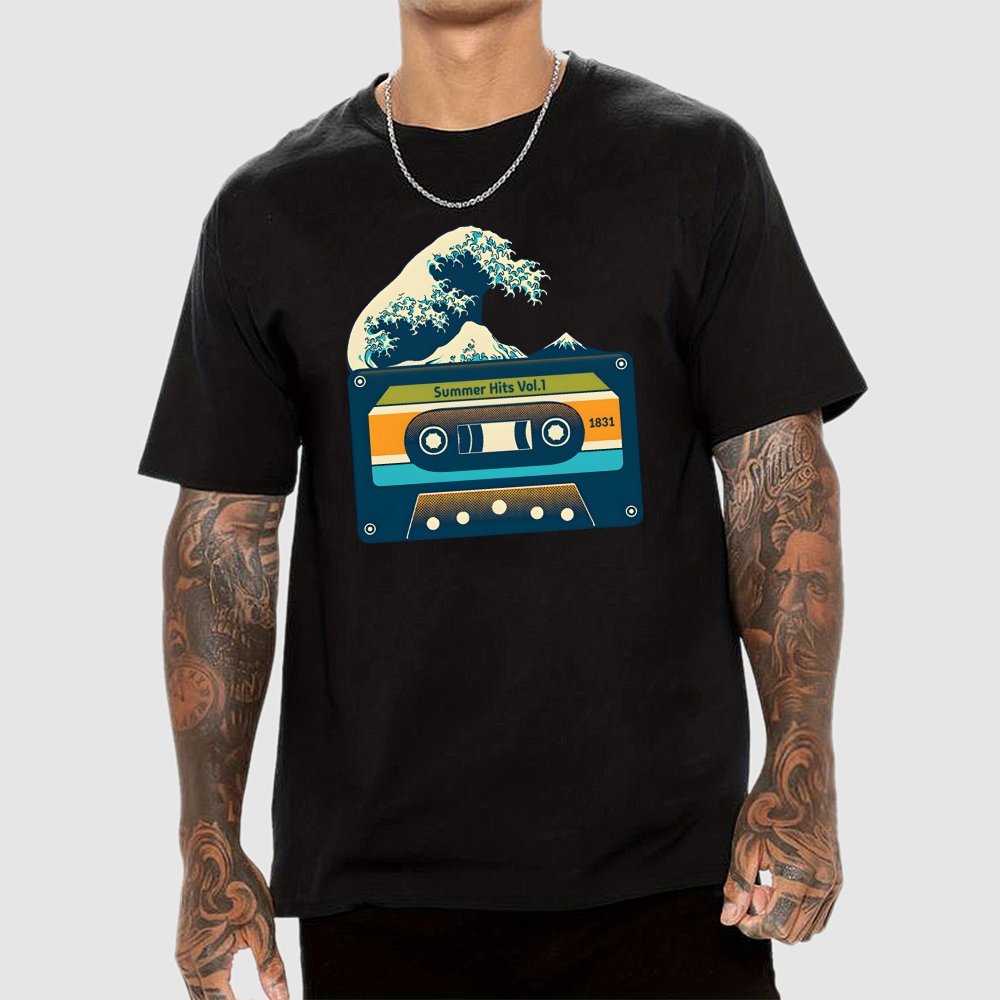 Summer Hits Of Kanagawa Cassette Geek T-Shirt