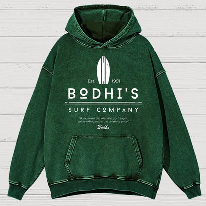 Bodhi's Surf Company Est. 1991 Vintage Distressed Hoodie