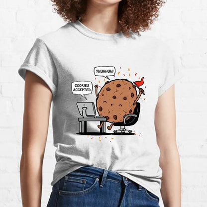 Cookies Accepted Nerdy T-Shirt