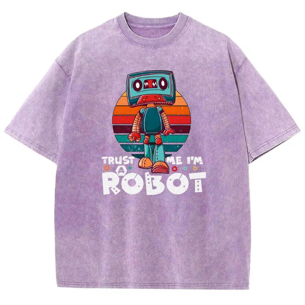 Trust Me I'm A Robot Vintage Distressed T-shirt