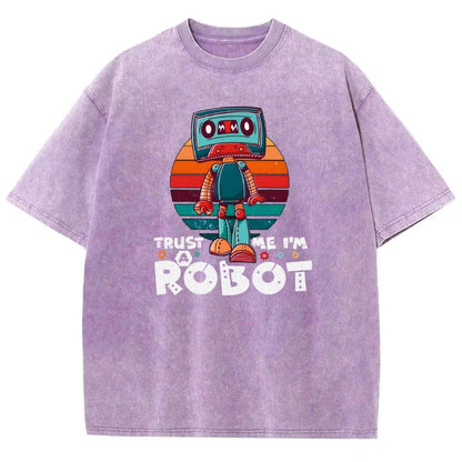 Trust Me I'm A Robot Vintage Distressed T-shirt