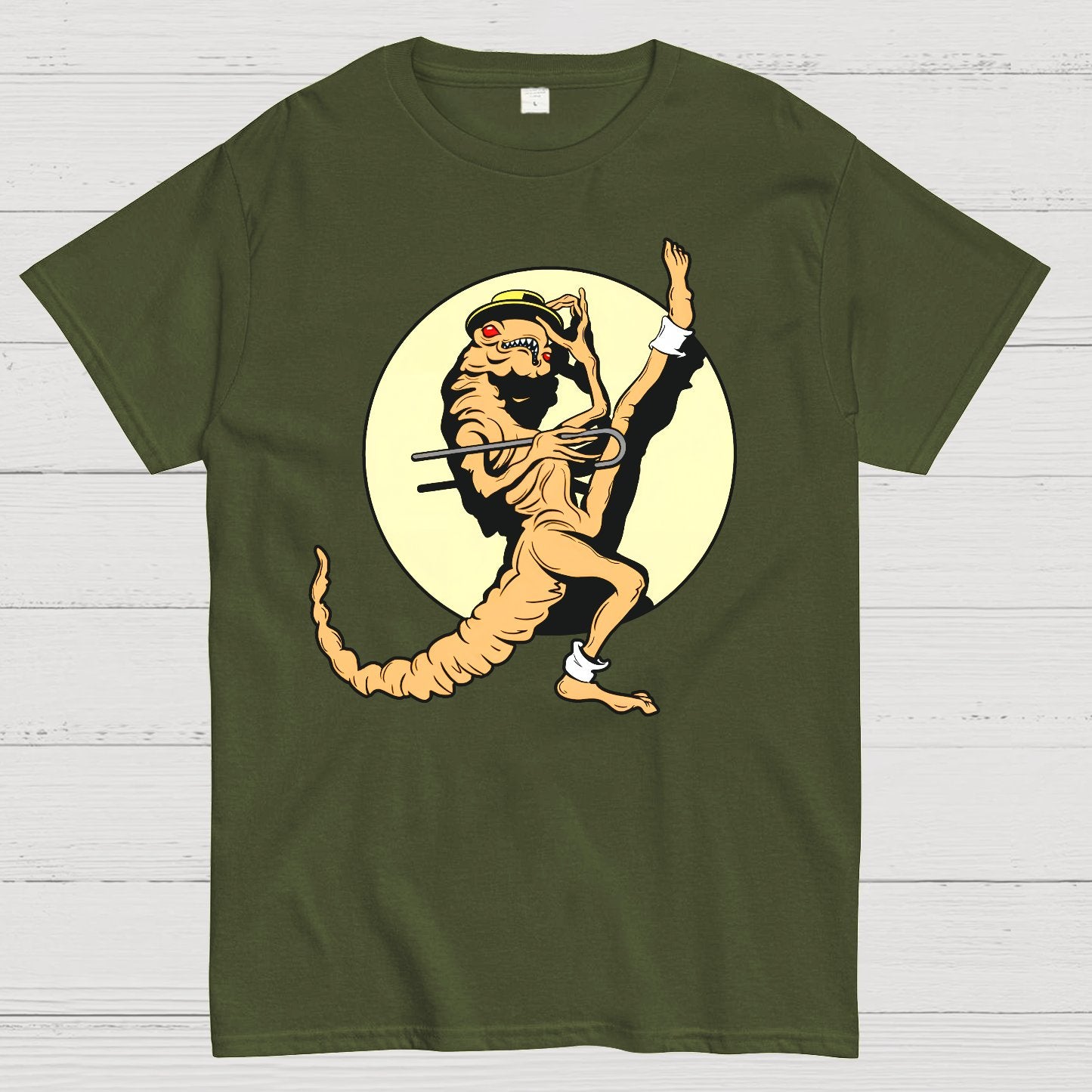 Space Creature Funny Magnet Geek T-Shirt
