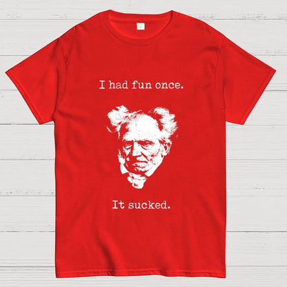 I Had Fun Once - It Sucked Geek T-Shirt