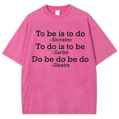 Do Be Do Be Do Joke Vintage Distressed T-shirt