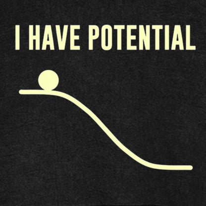 I Have Potential Energy Science Vintage Distressed Hoodie