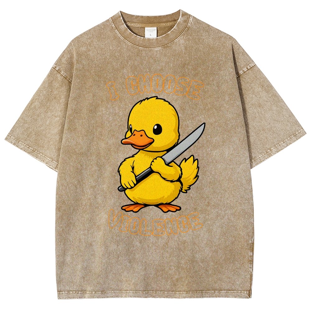 I Choose Violence Vintage Distressed T-shirt