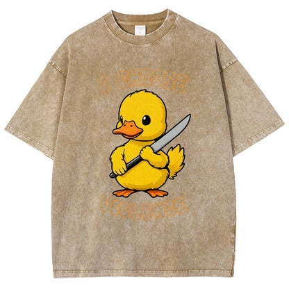 I Choose Violence Vintage Distressed T-shirt