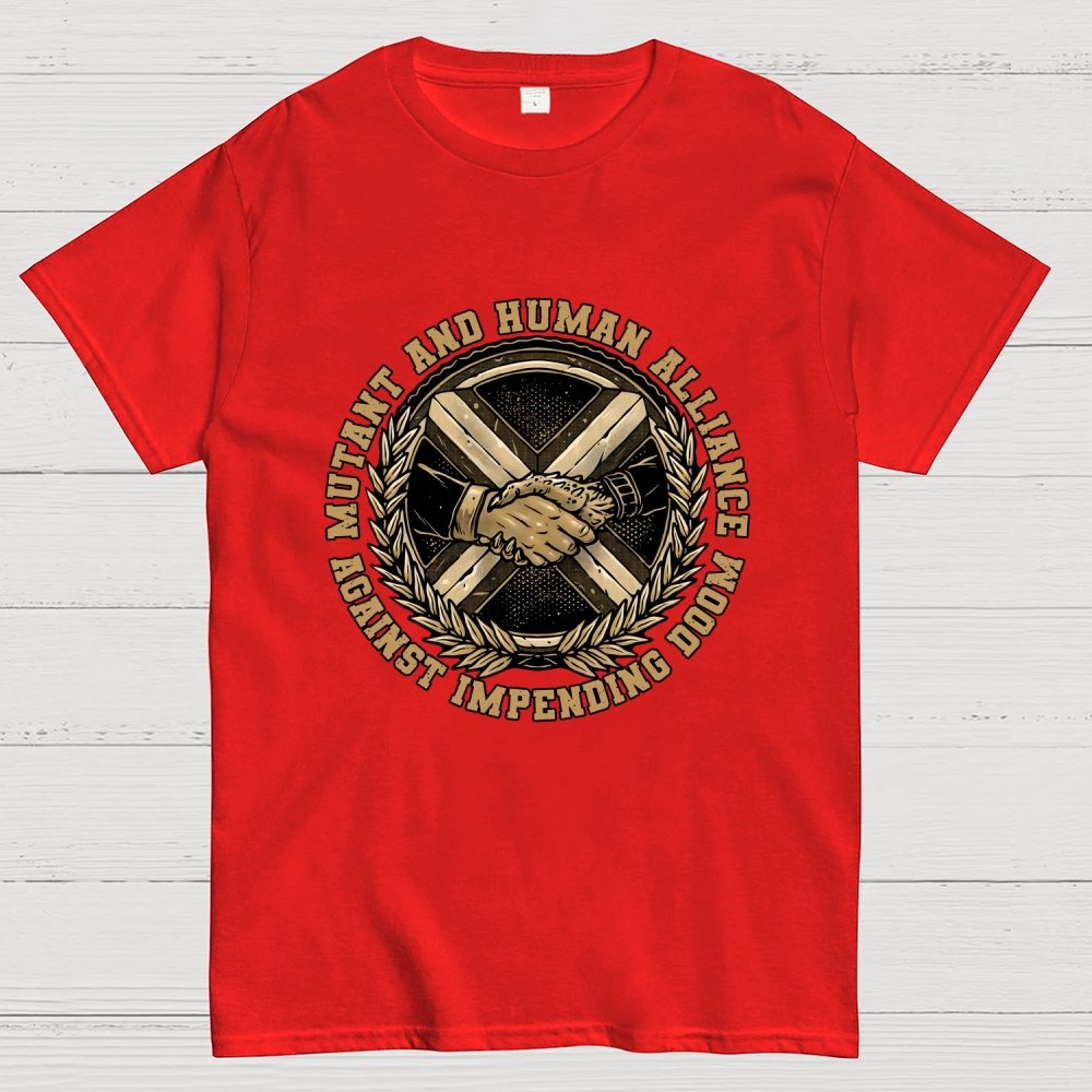 Mutant and Human Alliance Geek T-Shirt