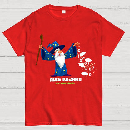 AWS Wizard , Sysadmin Geek T-Shirt