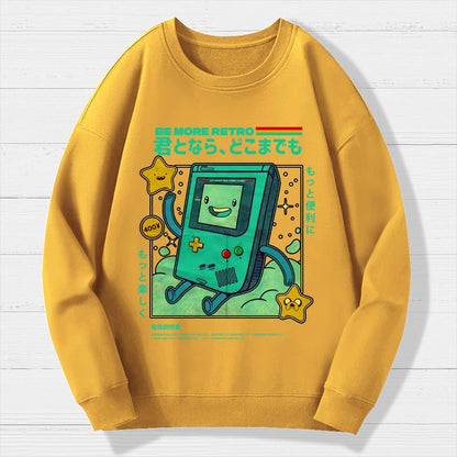 Retro Games Geek Cotton Sweatshirt