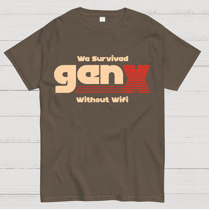 We Survived Without Wifi Geek T-Shirt