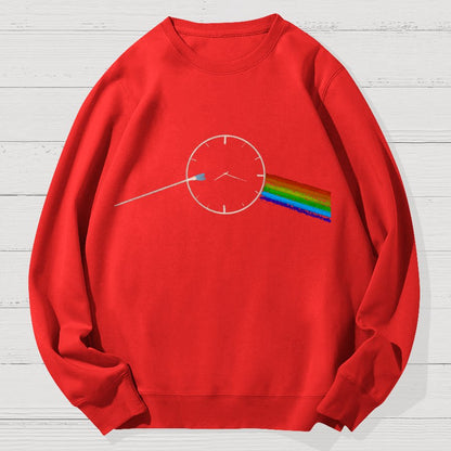 Time Prism Geek Cotton Sweatshirt
