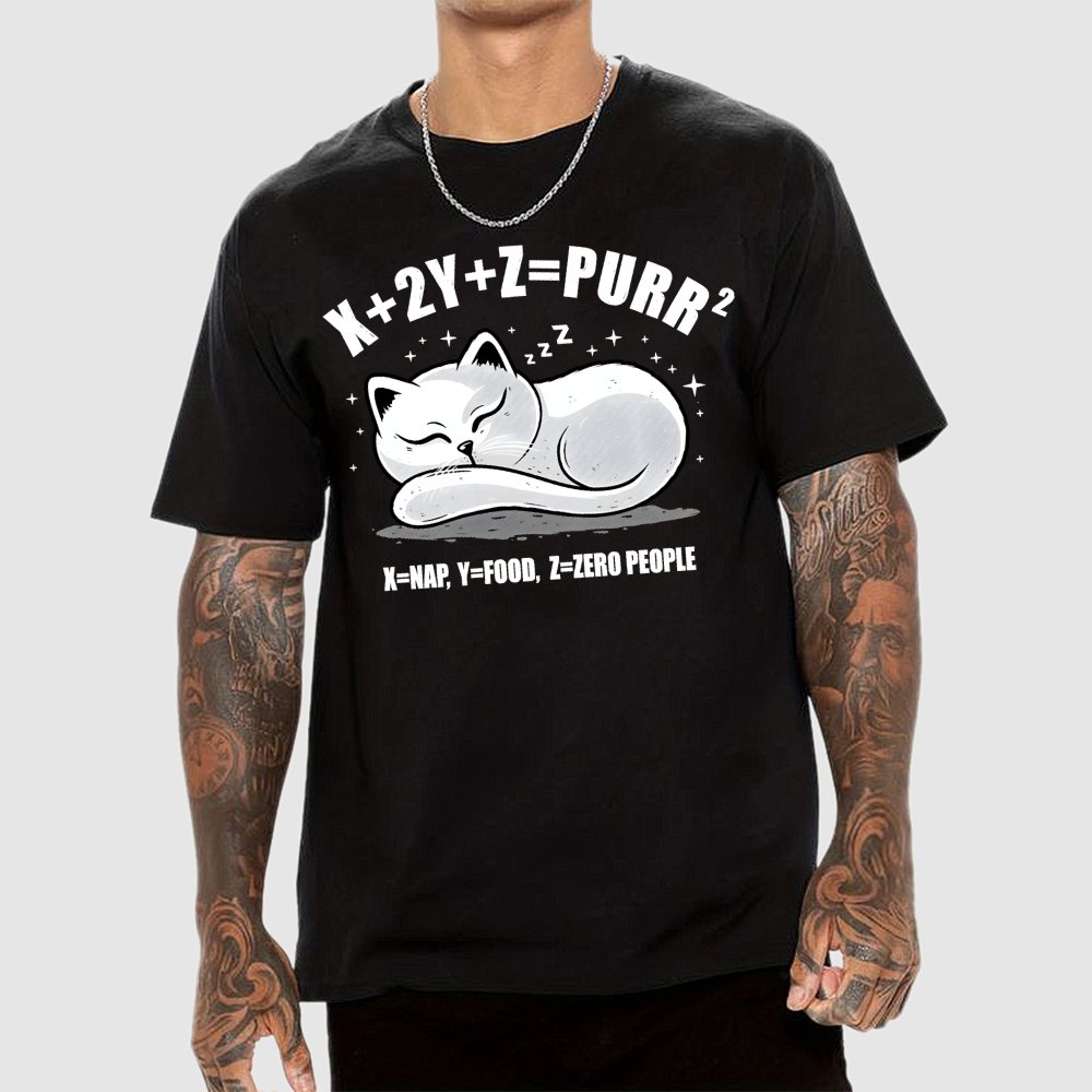 Purrfect Equation Geek T-Shirt