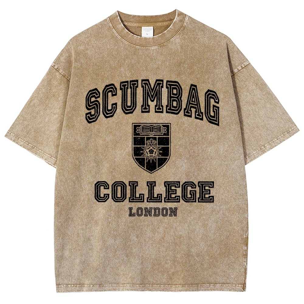 Scumbag College Vintage Distressed T-shirt