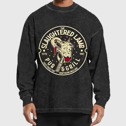 The Slaughtered Lamb Washed Long Sleeve Tee