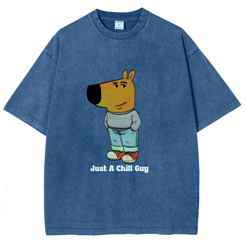 I'm Just A Chill Guy Vintage Distressed T-shirt