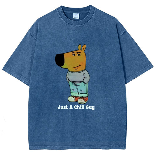 I'm Just A Chill Guy Vintage Distressed T-shirt