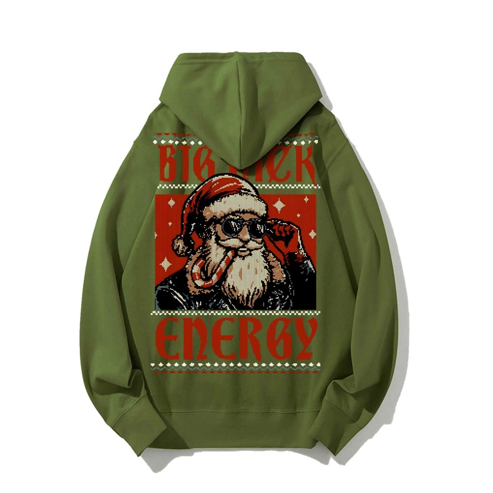 Big Nick Energy Printed Back Unisex Cotton Hoodie