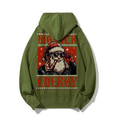 Big Nick Energy Printed Back Unisex Cotton Hoodie