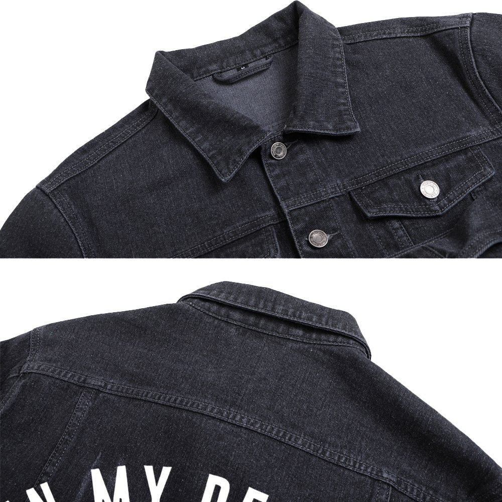In My Defense I Was Left Unsupervised Denim Jacket 2412000667