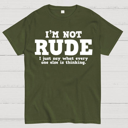 I'm not Rude I Just Have The Balls to Say What Everyone Else is Thinking Geek T-Shirt